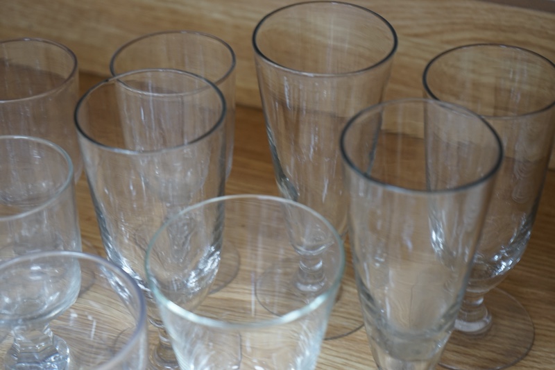 A quantity of Victorian and later drinking glasses. Condition - appears good